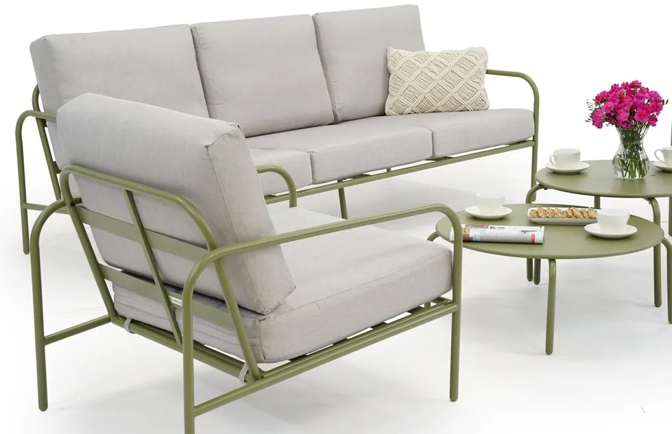 Imperia Garden Point metalen tuinmeubelen groen