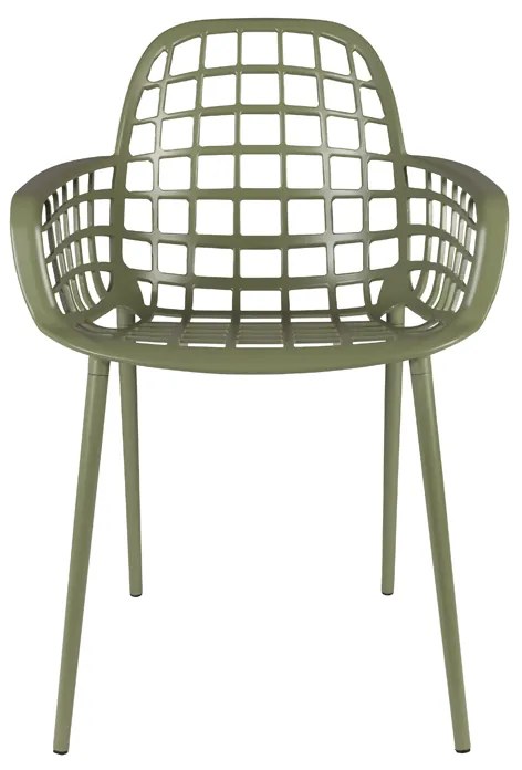 Zuiver Albert Kuip Garden Aluminium Tuinstoel Groen