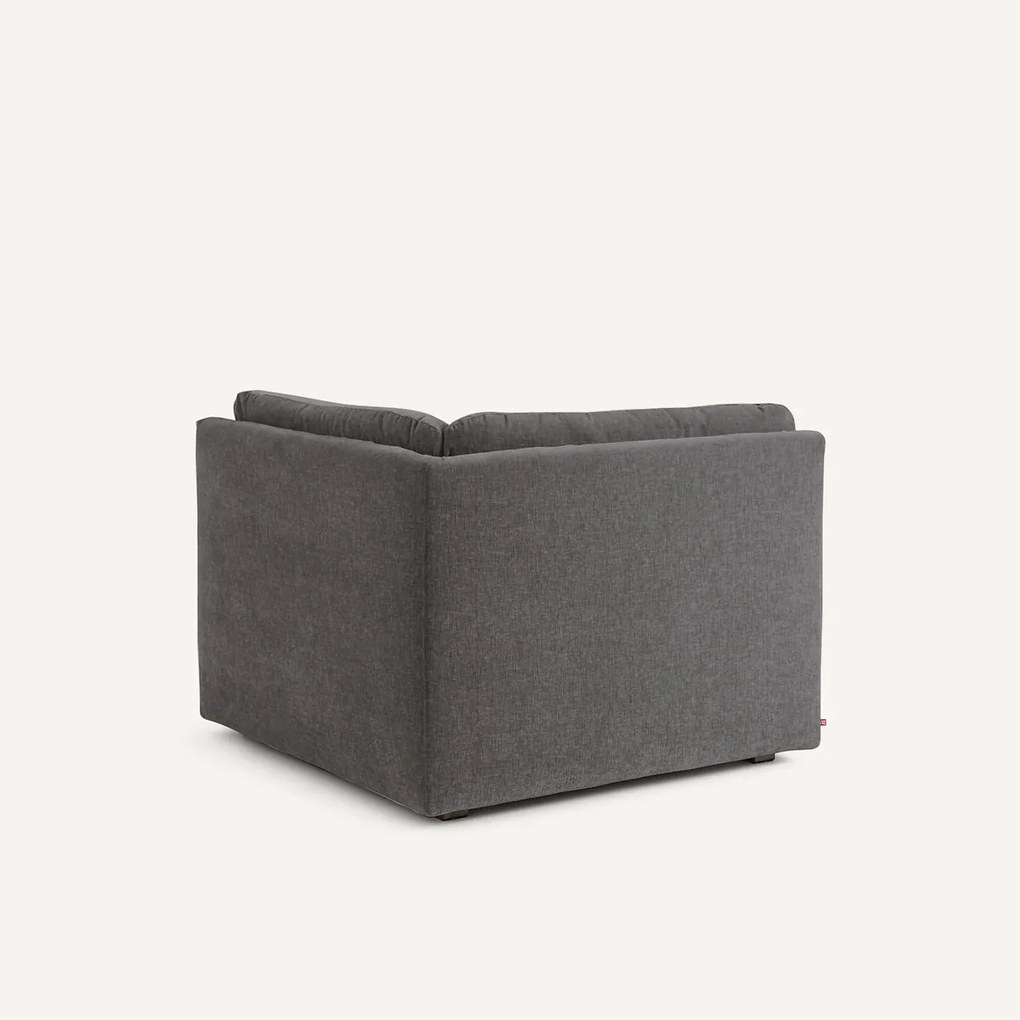 Modulaire 90° hoek in chenille fluweel, GIULIANO