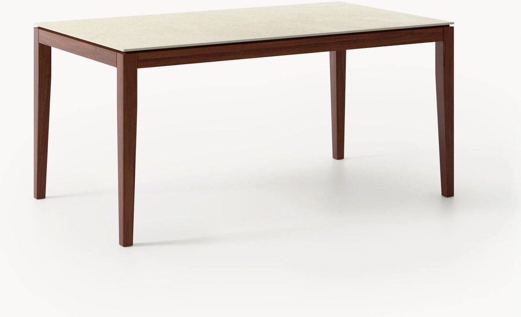 Eettafel Jackson met travertijn effect, in verschillende formaten