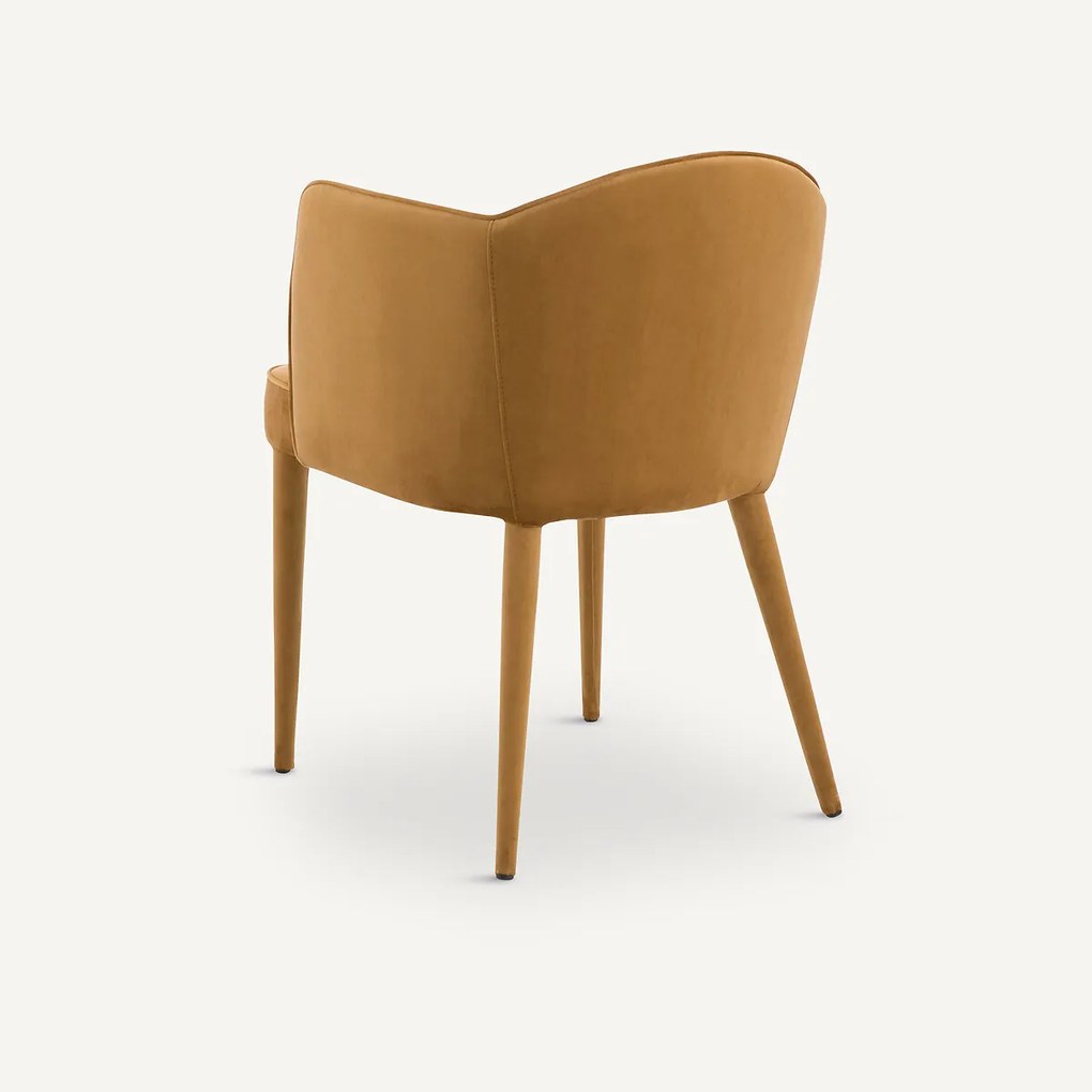 Tafel Fauteuil in fluweel, Leos
