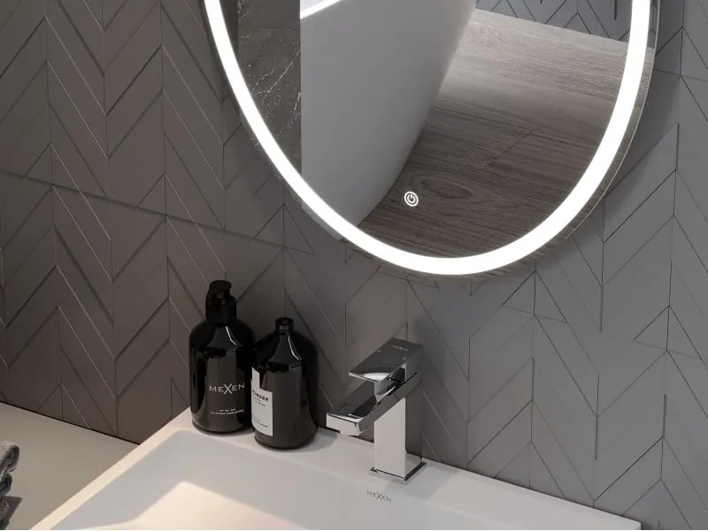 Mexen Elz verlichte badkamer spiegel 60 x 80 cm, LED 6000K, anti-condens - 9802-060-080-611-00