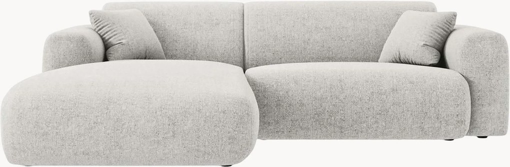Chenille hoekbank Nolio (3-zits)