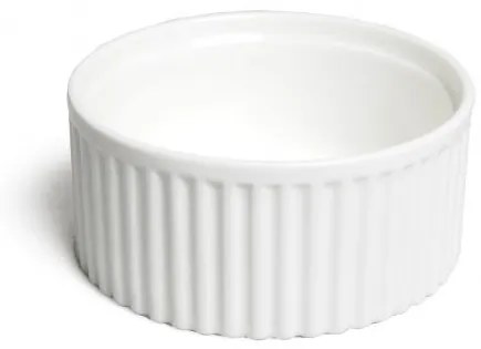 Souffléschaaltje/ ramekin, porselein, Ø 12 cm