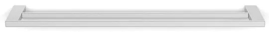 Nemo Spring Vigor handdoekhouder dubbel wandmontage 63 x 1.5 x 12 cm messing aluminium geborsteld nikkel 31002A-SN