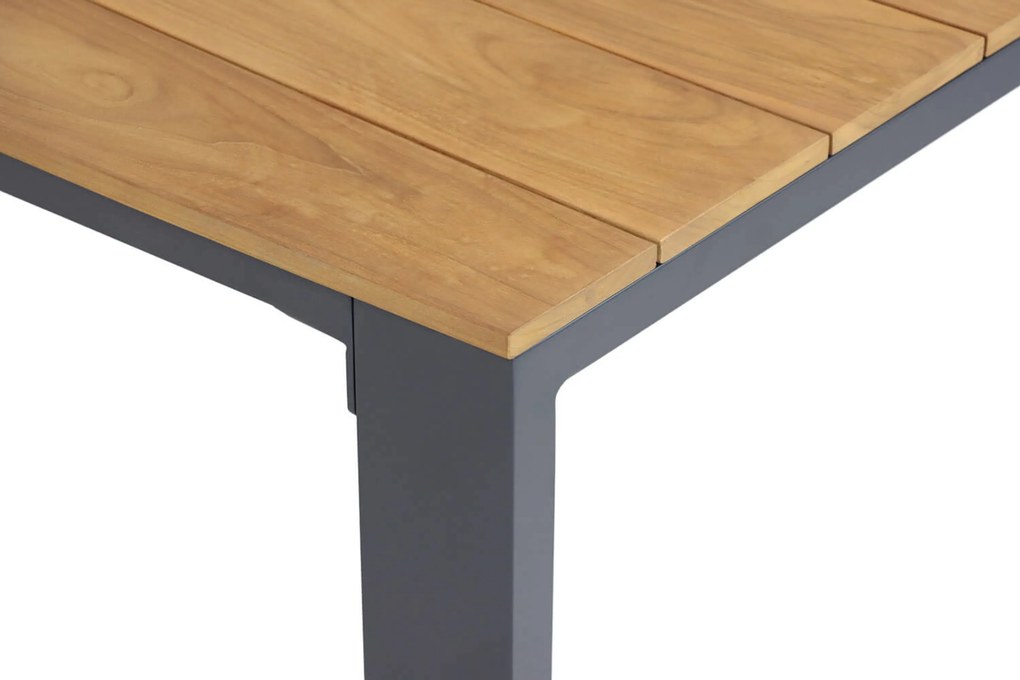 Dining Tuintafel rechthoekig 220 x 109 cm Grijs Lino