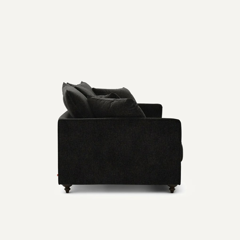 Compacte slaapbank, chenille fluweel, Lazare