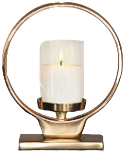 Kandelaar metaal - kandelaar Moments, klein - kandelaar goud