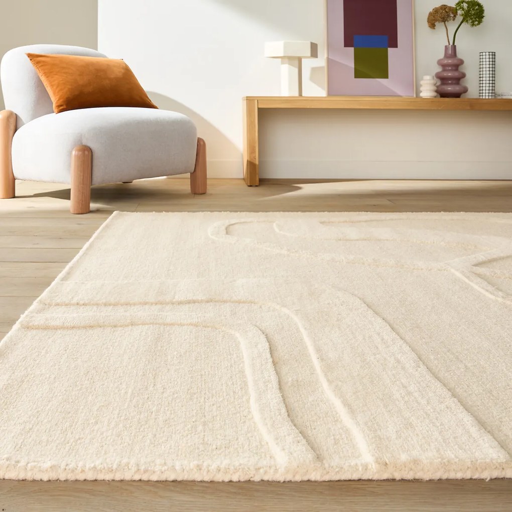 Vloerkleed 100% wol, CAILA