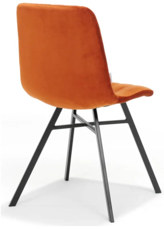 Eetkamerstoel - Dex - stof Velours roest