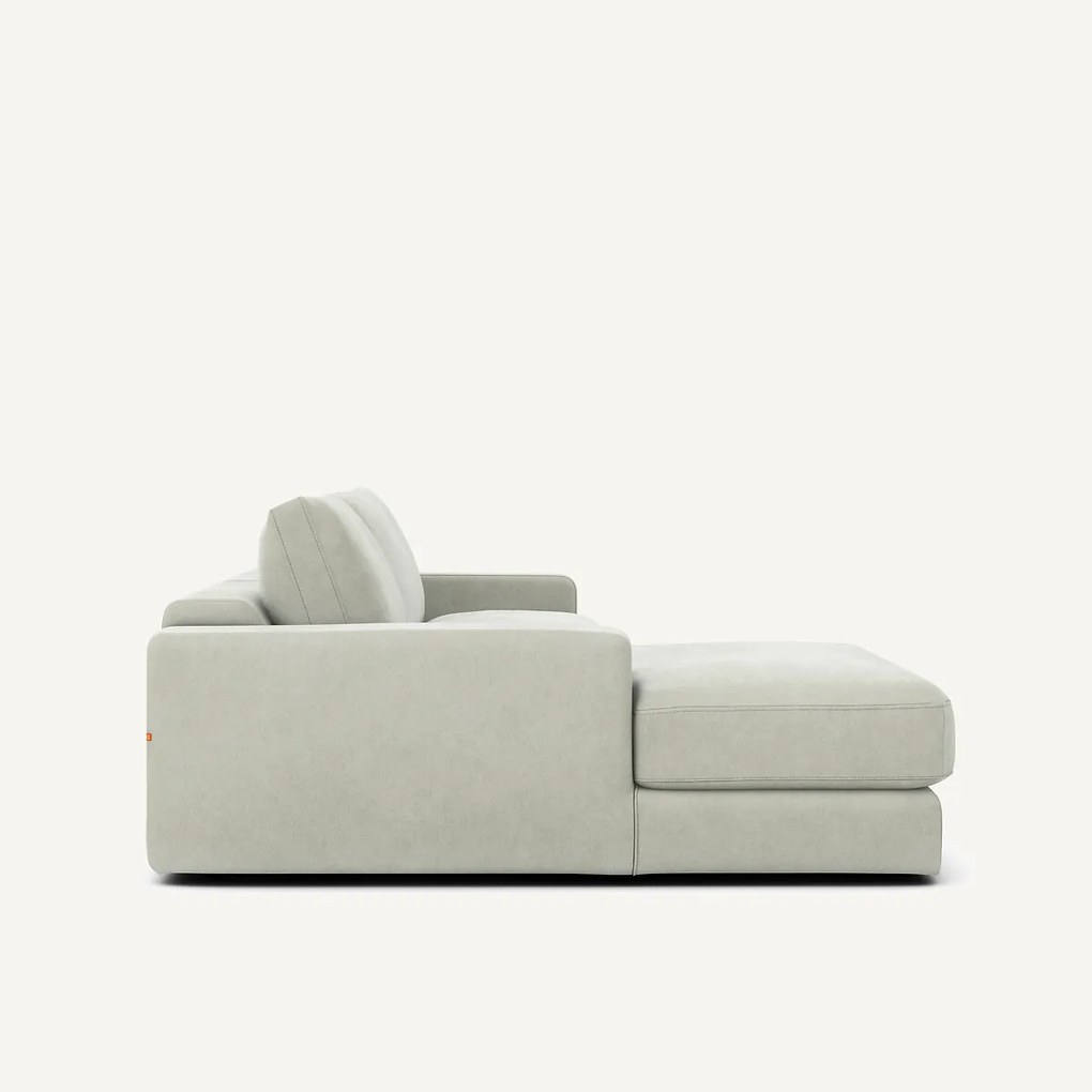 Stonewashed fluwelen hoekbank, SKANDER