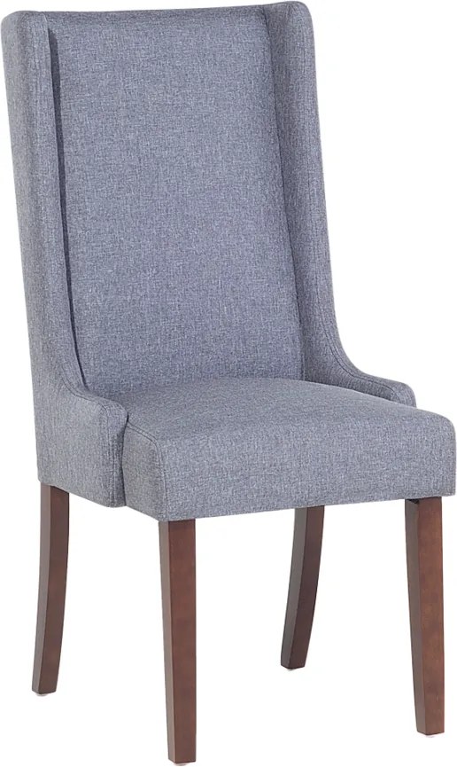 Stoel donkergrijs - Eetkamerstoel - keukenstoel - gestoffeerde stoel - houten stoel - CHAMBERS