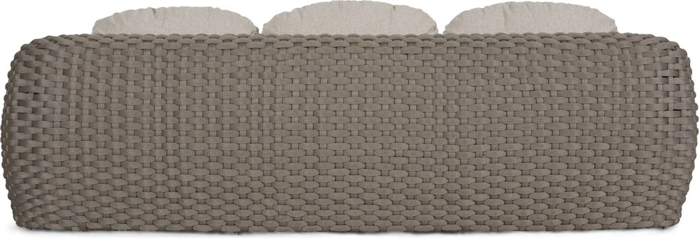 Stoel en Bank Loungeset 5 personen Rope Taupe  Santika Furniture Santika