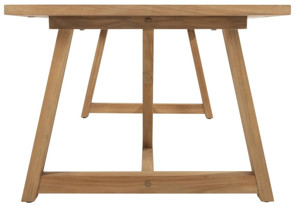 Taste by 4 Seasons Noah teak tuintafel met blad 260 x 100 cm      houtkleur weerbestendig