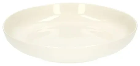 Schaal, organisch, porselein, wit,Ø 28 cm x 5,5 cm