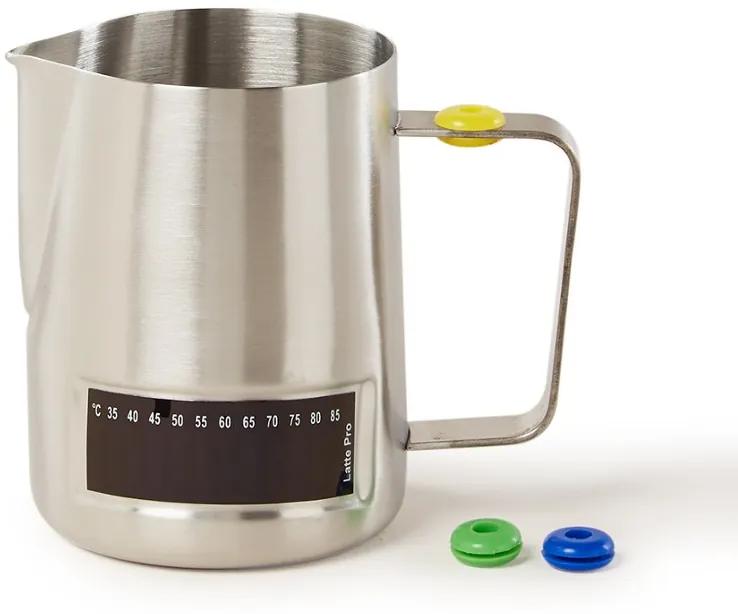 Latte Pro Melkkan van roestvrij staal met thermometer 480 ml