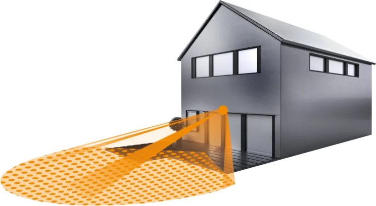 Steinel 130-2 LED PIR Bewegingsmelder/Sensor Opbouw IP54, Zwart