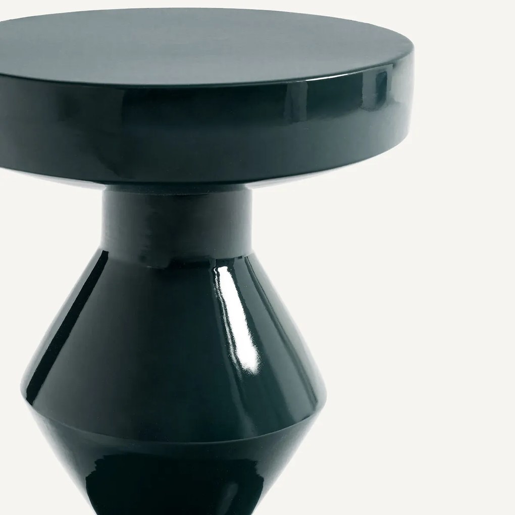 Bijzettafel van gelakt ijzermetaal Brion
