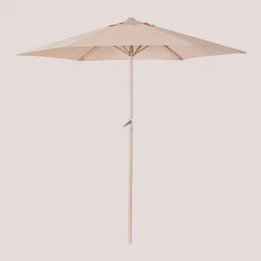 Parasol In Stof En Aluminium (ø235 Cm) Jaden Licht Make Up - Sklum