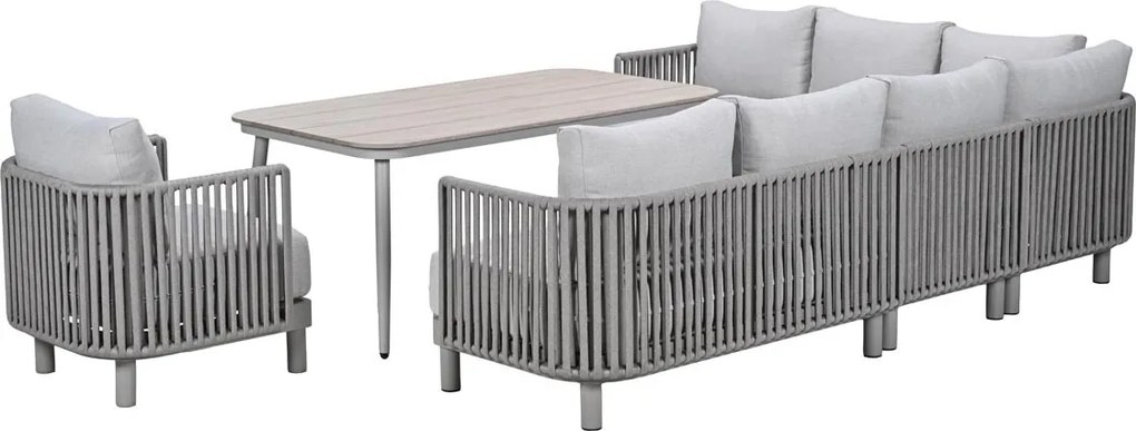 Garden Impressions Andong lounge dining set 6-delig - taupe