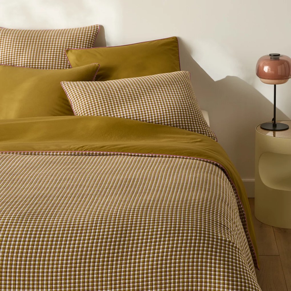 Dekbedovertrek in tetra/gewassen katoen, Ninon