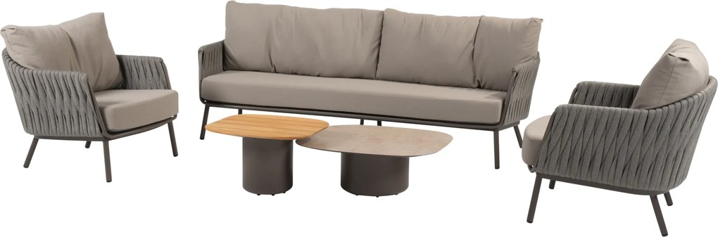 Demi Cannes stoel bank loungeset 5 delig organic terre Taste 4SO