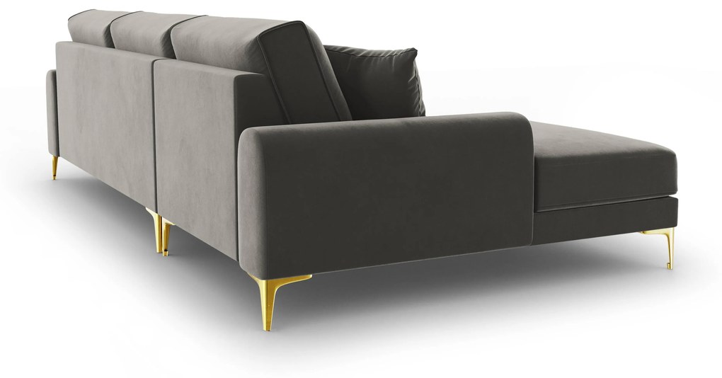 4.5-zitshoekbank Madara links velvet | Mazzini Sofas