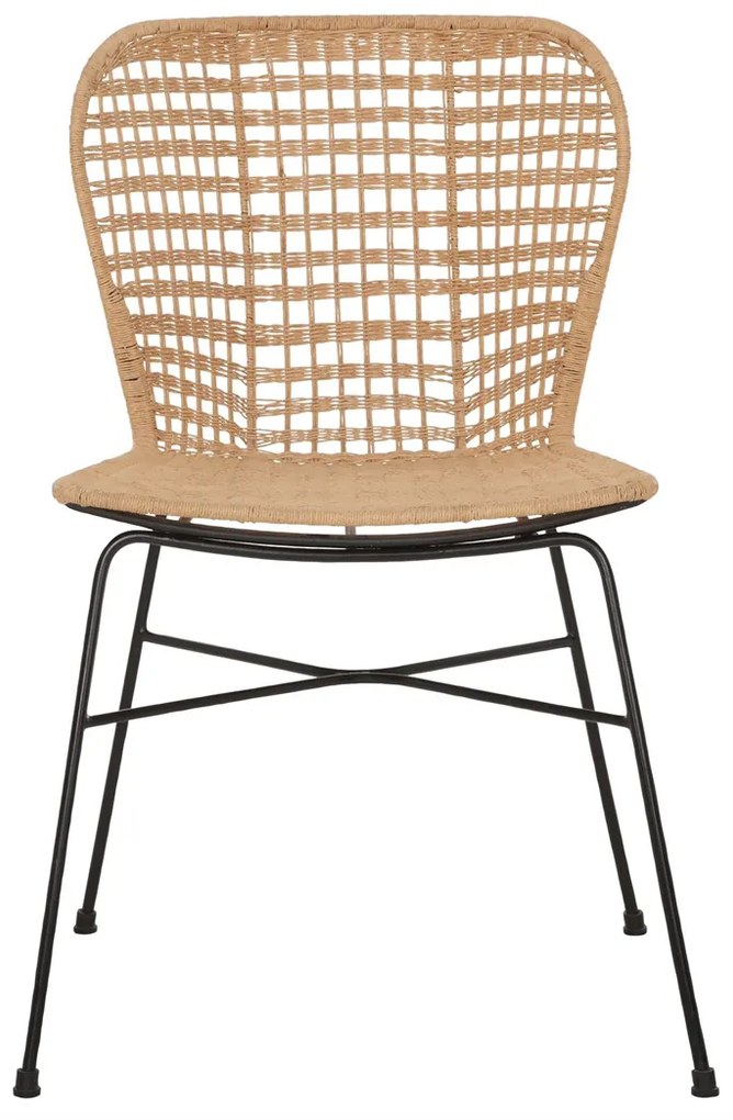 Must Living Bahamas Retro Eetkamerstoel Loom Naturel
