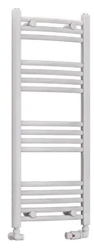 Eastbrook Wendover gebogen handdoekradiator 40x100cm 313W wit glans