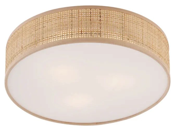 Oosterse plafondlamp rotan 38cm  - Trammy