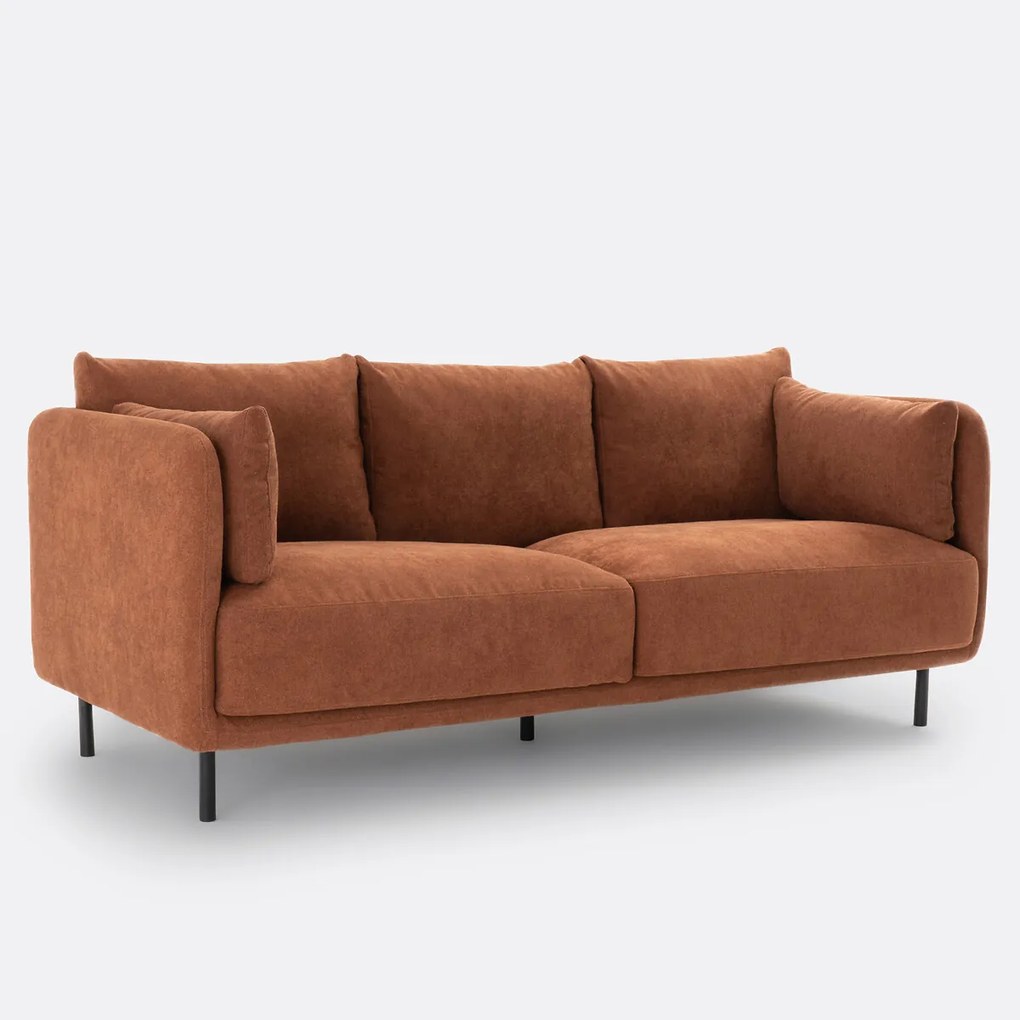 3- of 4-zits rechte bank in structuurstof, Victor