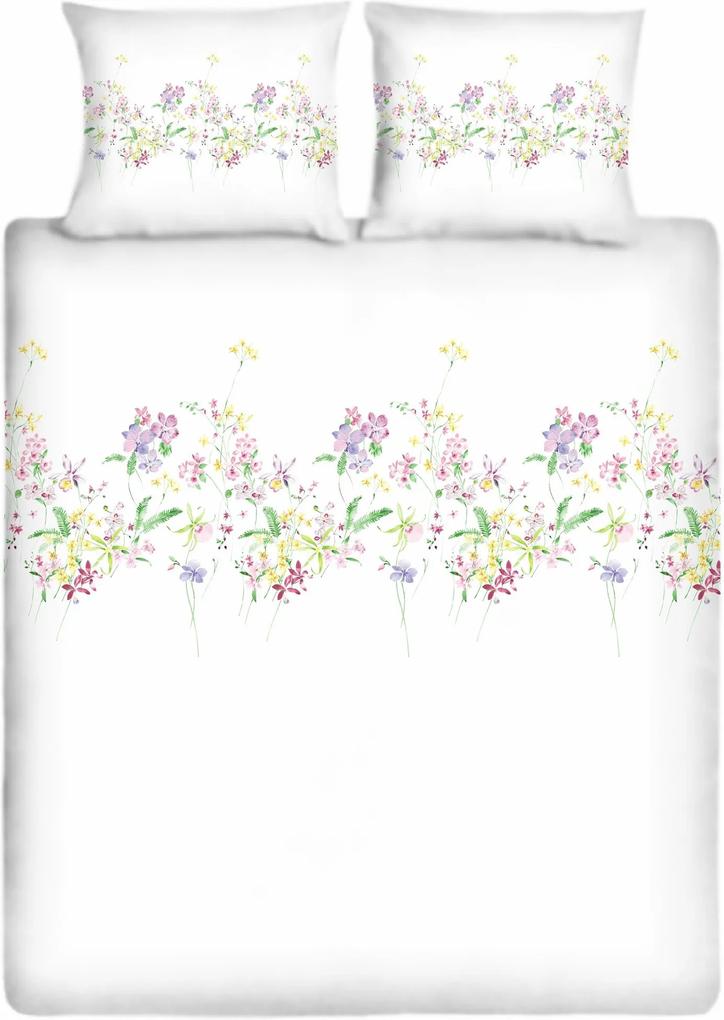 Ten Cate Home | Dekbedovertrek Fleur Katoen eenpersoons 140x200/220 cm + 1x 60x70 cm wit, multicolour dekbedovertrekken | NADUVI outlet