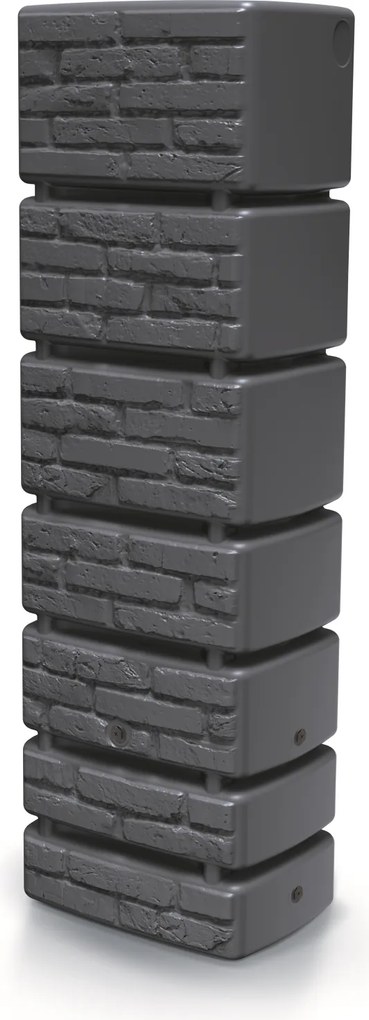 Prosperplast Tower Brick Regenton - 38,4 x 57,5 x 180 cm - Antraciet