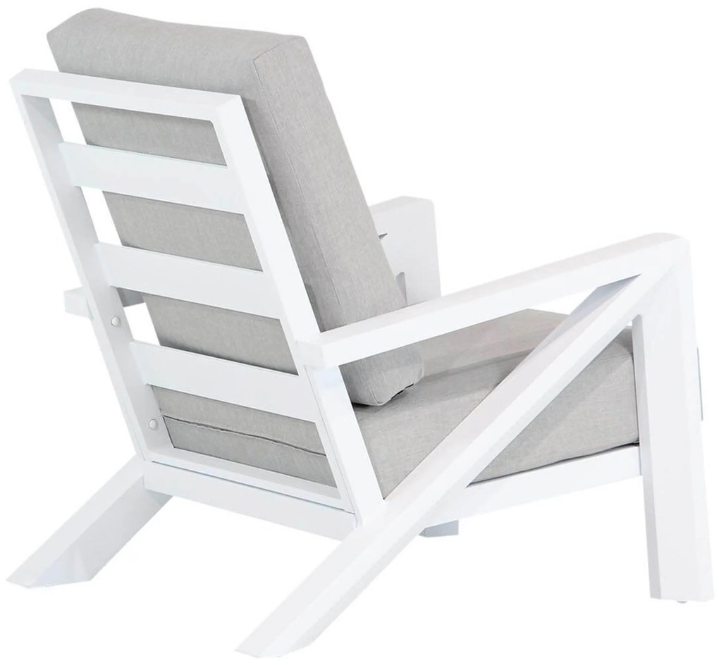 Tuinstoel Aluminium Wit Santika Cinta - Quick Dry Foam