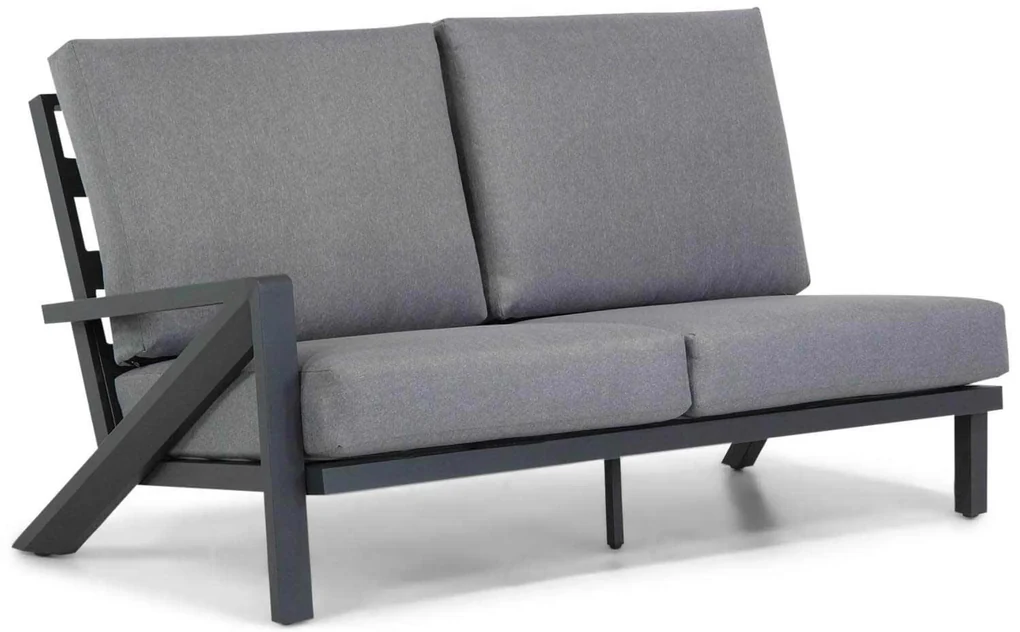 Dining Loungeset 7 personen Aluminium Grijs Santika Furniture Santika Cinta