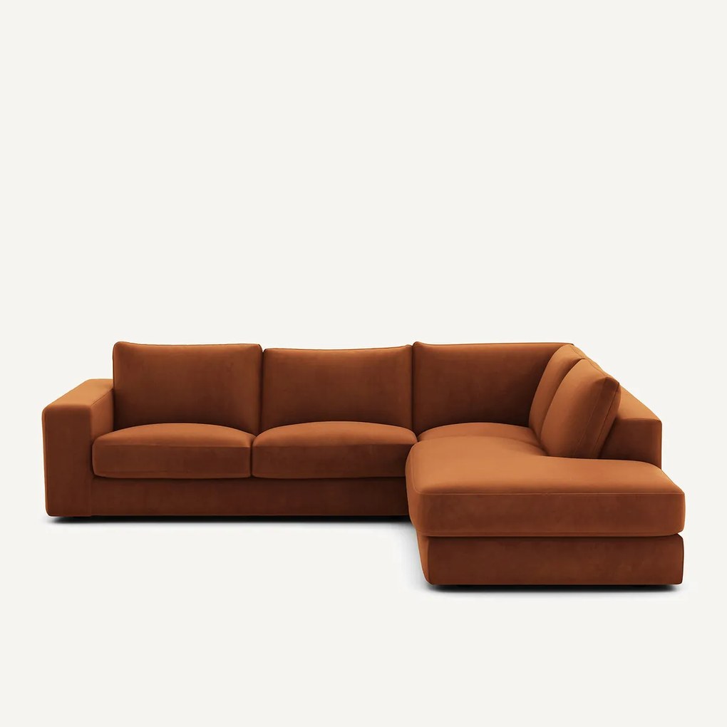 Hoekbank in fluweel, Skander