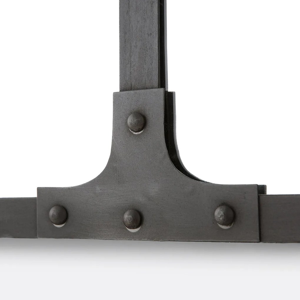 Metalen spigel in industriële stijl 144x120 cm, Lenaig
