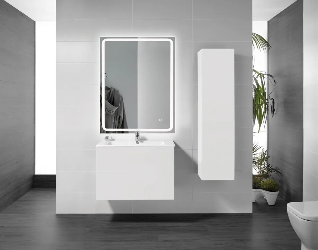 FOCCO Mia LED spiegel 70x80 met touch bediening