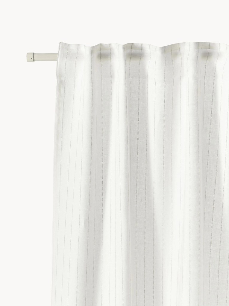 Vitragegordijnen Birch met verborgen band, 2-delig, B 130 cm
