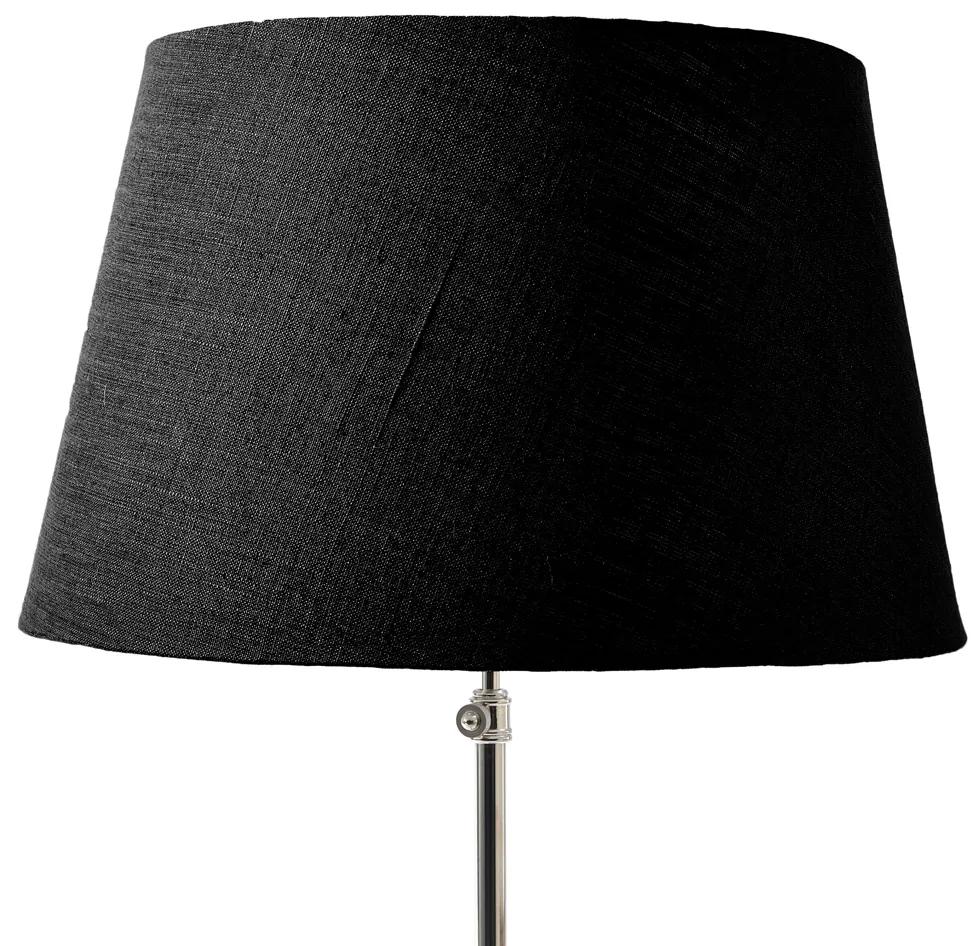 Rivièra Maison - Loveable Linen Lampshade all black 35x45 - Kleur: zwart