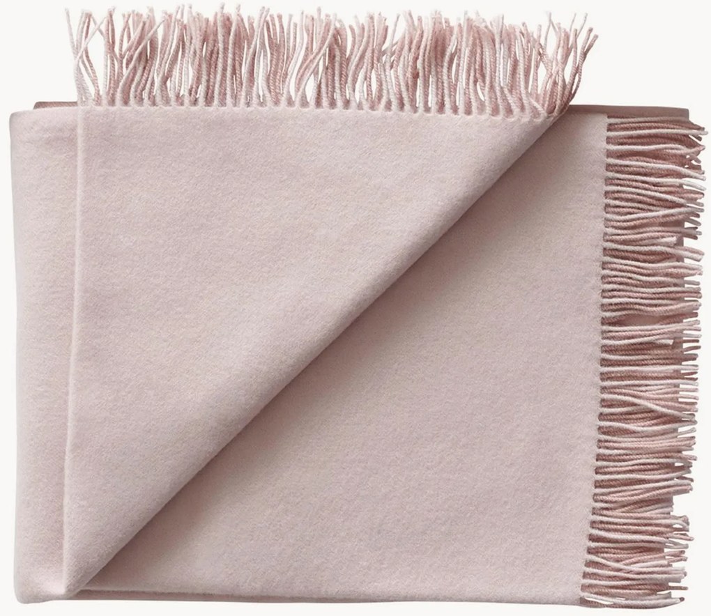 Wollen plaid Secret met franjes