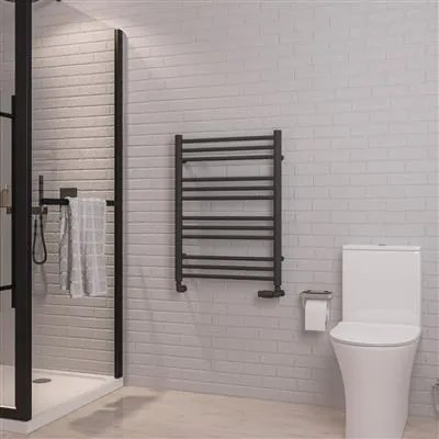 Eastbrook Corinium handdoekradiator 60x80cm 458W antraciet