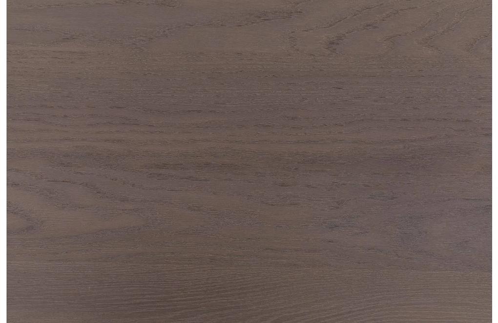 Goossens Salontafel Clear vierkant, hout eiken donker bruin, stijlvol landelijk, 100 x 40 x 100 cm
