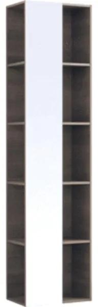 Geberit Citterio hoge kast open met spiegel 160x40x25cm grijs/zwart 500.569.jj.1