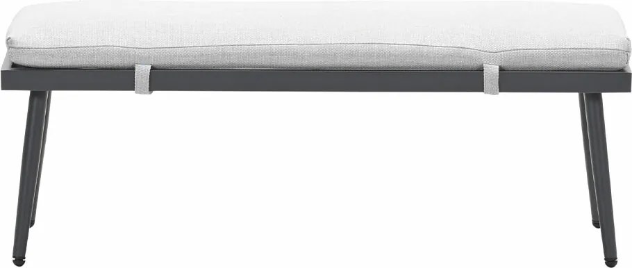 Garden Impressions Tineo sportbank 120x40 cm - donker grijs