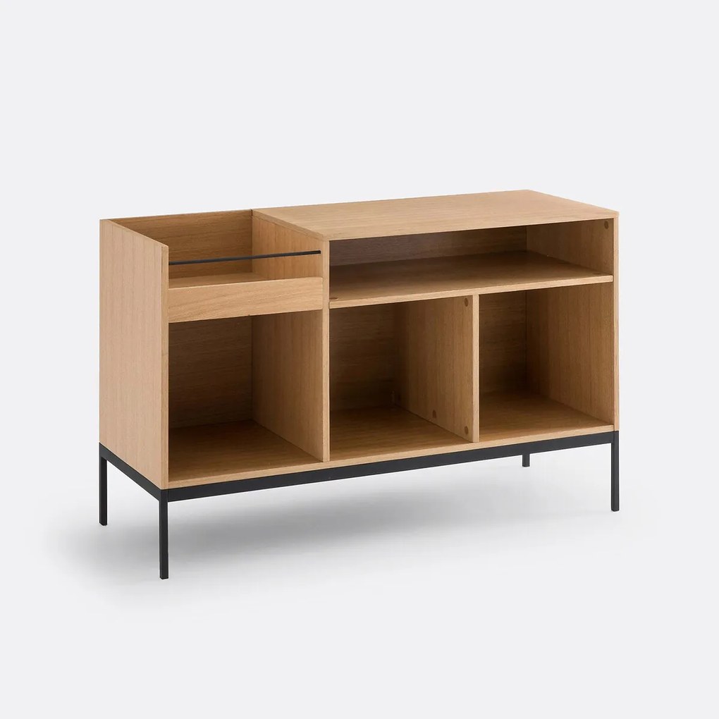 Vinyl meubel in eik, Compo