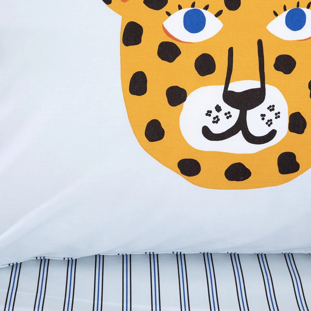 Baby kussensloop, perkal katoen, dierenprint, PETITE SAVANE