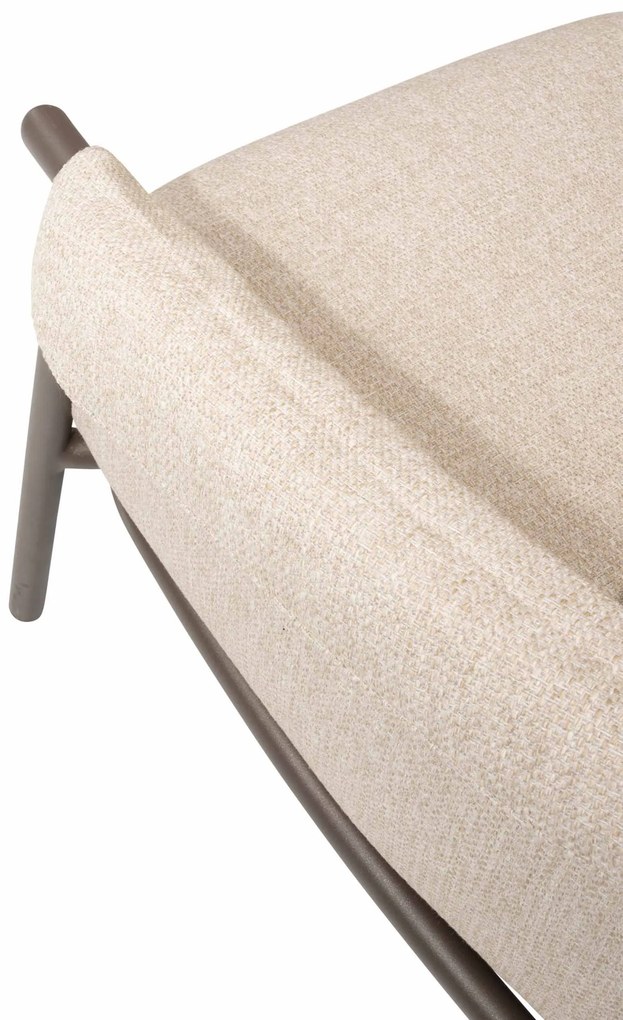 4 Seasons Outdoor Ezra loungestoel terre SALE Loungestoel bruin weerbestendig