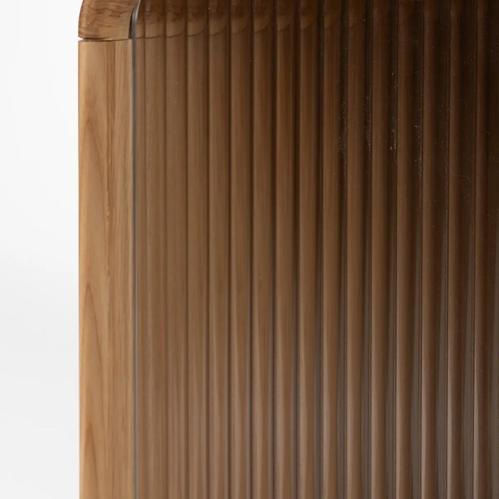 Zuiver Rise Natural Design Nachkastje Gebogen Eiken - 50x40x55cm.