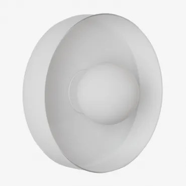 Jaxal Wandlamp Voor Badkamer Wit & Ø25 Cm - Sklum